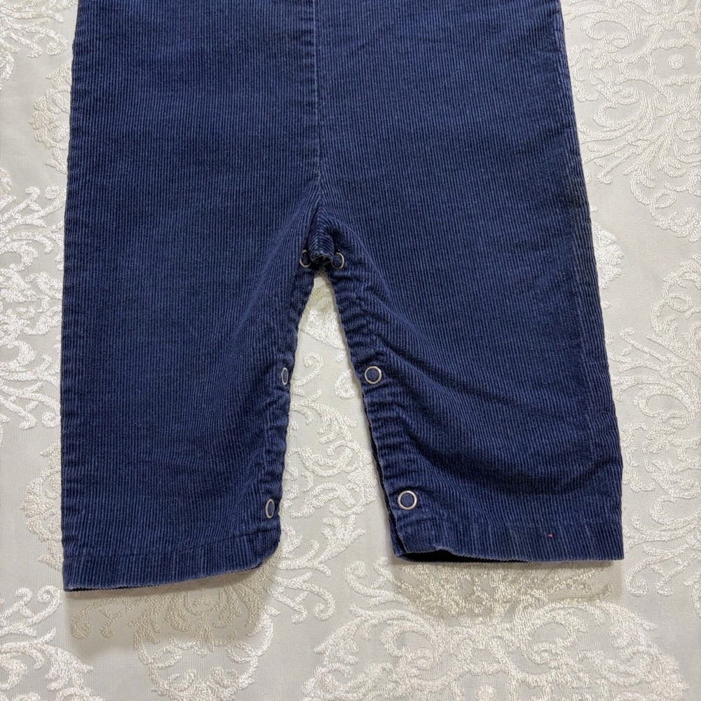 Vintage Royal Heir Corduroy One Piece Overall Navy Size 18 Month - Picture 3 of 9
